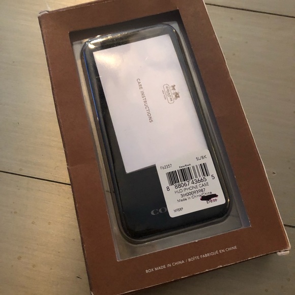 Brand New Authentic Coach iPhone 5/5S Case - Picture 2 of 2